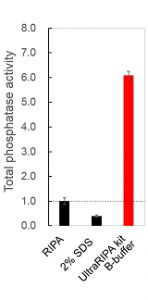 Total protein phosphatase activity